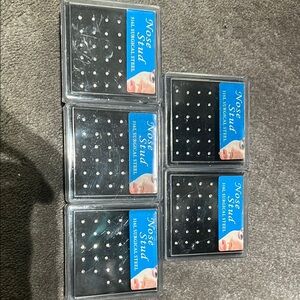 Surgical Steel Nose Studs Set